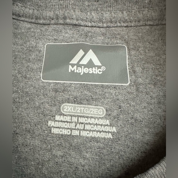 Arizona Diamondbacks Baseball Short Sleeve T-Shirt Heathered Grey XXL Unisex - Picture 4 of 6